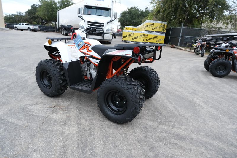 2024 KAYO BULL 110 WHITE in a WHITE exterior color. Family PowerSports (877) 886-1997 familypowersports.com 