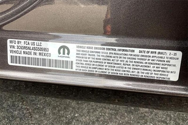 New 2025 RAM 2500 Laramie Mega Cab 4x4 6