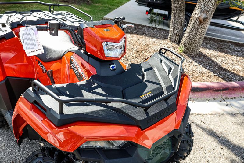 New 2025 Polaris SPORTSMAN 450 HO EPS  ORANGE RUST Image 4
