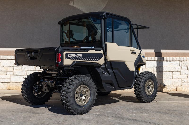 New 2025 Can-Am DEFENDER LIMITED CAB HD10 DESERT TAN AND STEALTH BLACK Image 3