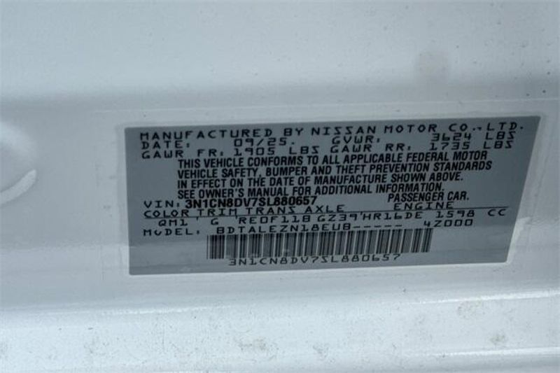 New 2025 Nissan Versa 1.6 SImage 22