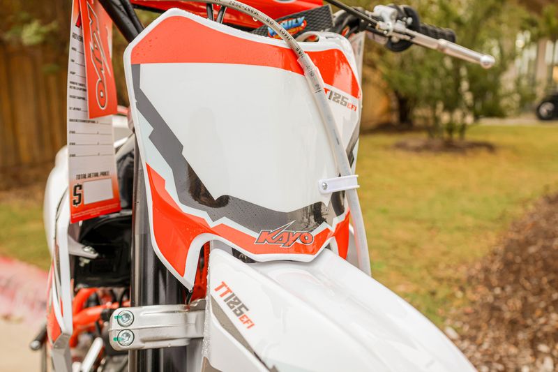 NEW 2025 KAYO TT 125 EFI  in a WHITE exterior color. Family PowerSports (877) 886-1997 familypowersports.com 