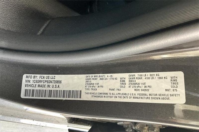 2025 RAM 1500 Tradesman Crew Cab 4x4 5