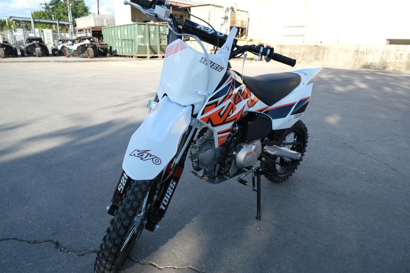 2024 KAYO TD 125 WHITE in a WHITE exterior color. Family PowerSports (877) 886-1997 familypowersports.com 