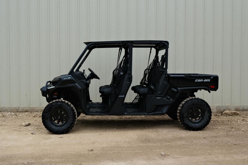 NEW 2026 CAN-AM DEFENDER MAX XT HD11 WITH 1025 INCH TOUCHSCREEN  in a STEALTH BLACK exterior color. Family PowerSports (877) 886-1997 familypowersports.com 
