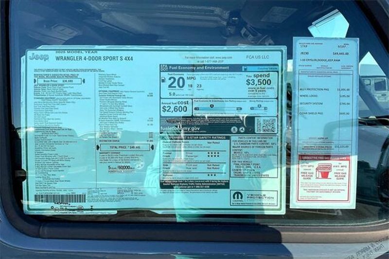 New 2025 Jeep Wrangler 4-door Sport SImage 16