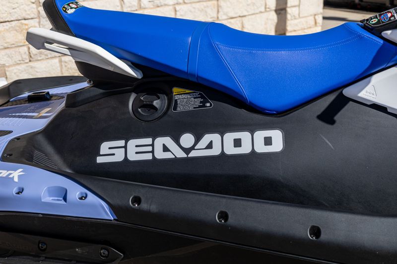 2024 SEADOO PWC SPARK CONV 90 BE 3UP IBR 24  in a BLUE exterior color. Family PowerSports (877) 886-1997 familypowersports.com 