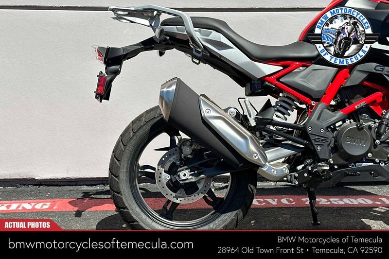 2024 BMW G 310 GS in a RACING RED exterior color. BMW Motorcycles of Temecula – Southern California (951) 506-6903 bmwmotorcyclesoftemecula.com 