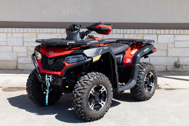 2024 CFMOTO CFORCE 600 CF600AZ3SA in a RED exterior color. Family PowerSports (877) 886-1997 familypowersports.com 