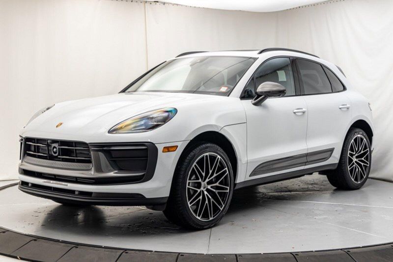 2024 Porsche Macan T in a Carrara White Metallic exterior color and Black w/Chalk Stitchinginterior. Lotus Manhattan 347-395-5714 lotusmanhattan.com 