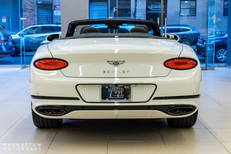 2024 Bentley Continental GT Speed Convertible in a Glacier White exterior color and Hotspur & Belugainterior. Lotus Manhattan 347-395-5714 lotusmanhattan.com 