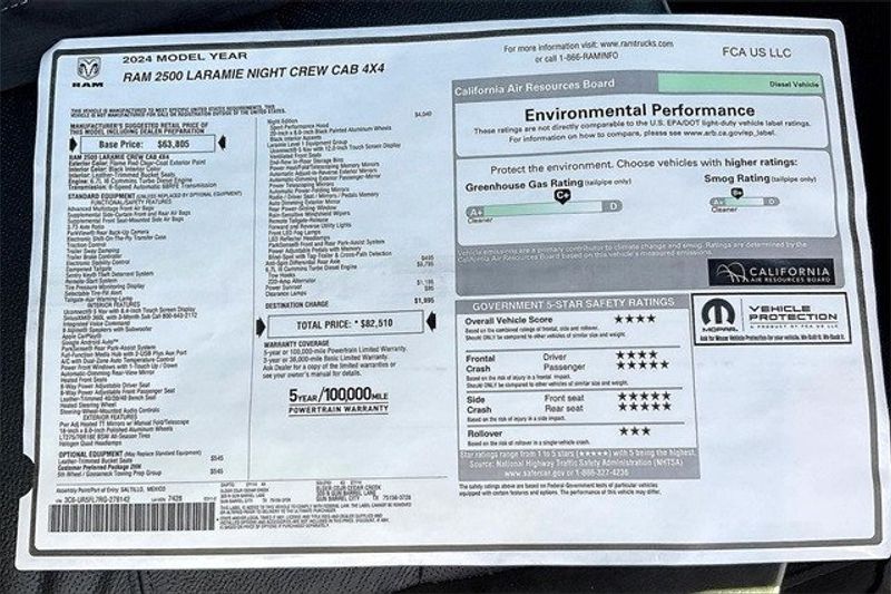 2024 RAM 2500 Laramie Crew Cab 4x4 6