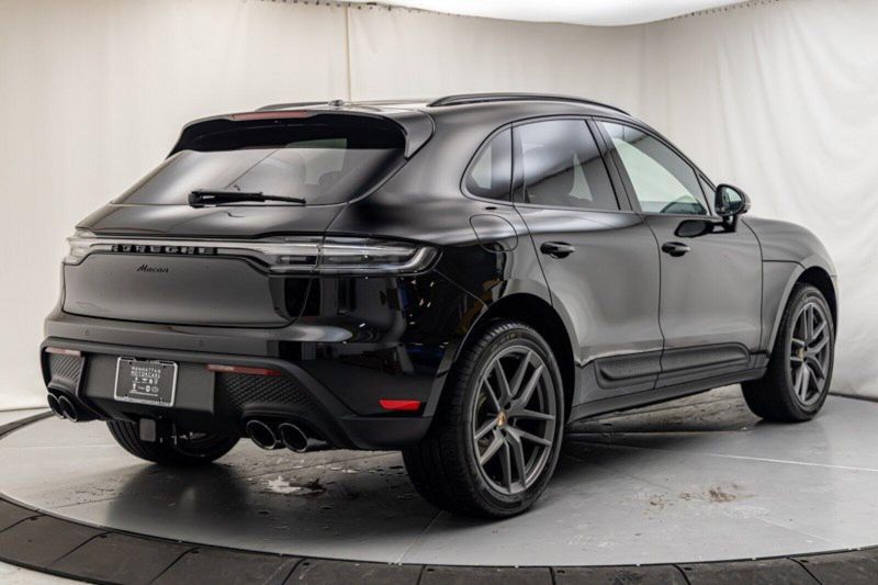 2024 Porsche Macan  in a Black exterior color and Blackinterior. Lotus Manhattan 347-395-5714 lotusmanhattan.com 