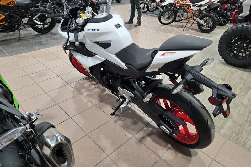 2025 CFMOTO 450SS NEBULA WHITE 