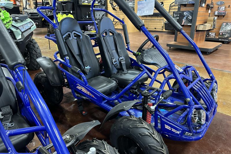 2023 TRAILMASTER MID XRXR BLUE  in a BLUE exterior color. Family PowerSports (877) 886-1997 familypowersports.com 