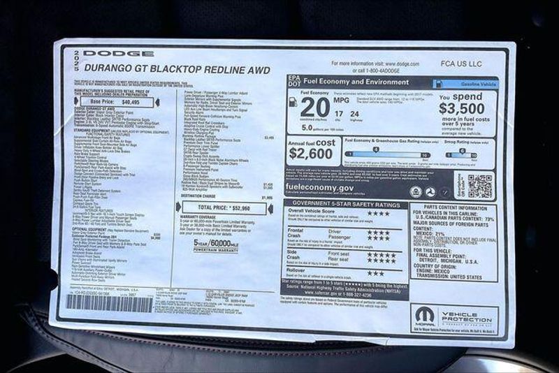 New 2025 Dodge Durango Gt Plus AwdImage 16