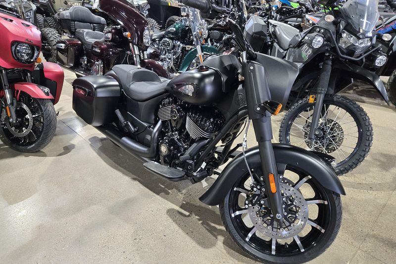 2025 INDIAN MOTORCYCLE SPRINGFIELD DARK HORSE BLACK SMOKE 49S 