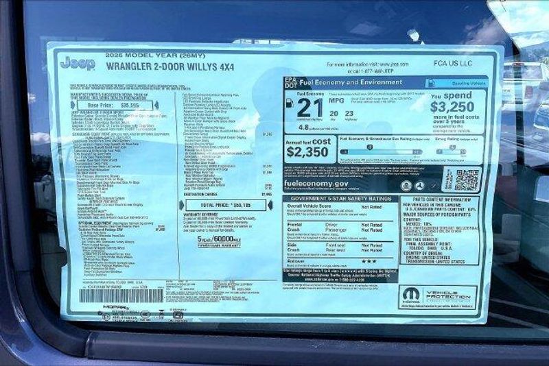 New 2026 Jeep Wrangler 2-door WillysImage 16