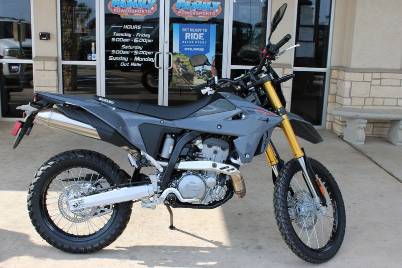 New 2025 SUZUKI DRZ 4S YELLOW WHITE AND GRAY 