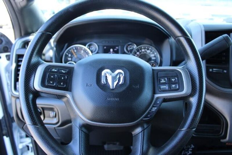 2022 RAM 5500 Chassis Tradesman Regular Cab & 4x2 in a White exterior color and Diesel Gray/Blackinterior. BEACH BLVD OF CARS beachblvdofcars.com 