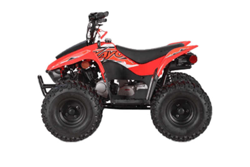 2025 KAYO STORM 70 METALLIC RED  in a METALLIC RED exterior color. Family PowerSports (877) 886-1997 familypowersports.com 