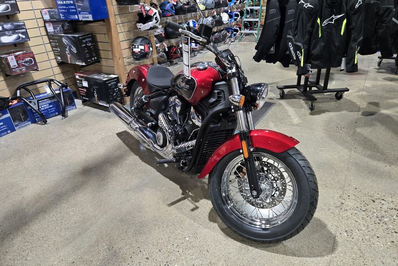 2025 INDIAN MOTORCYCLE INDIAN SCOUT CLASSIC LIMITED WITH TECHNOLOGY PACKAGE SUNSET RED METALLIC 