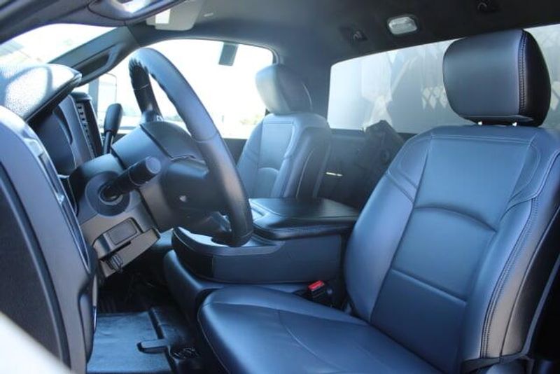 2022 RAM 5500 Chassis Tradesman Regular Cab & 4x2 in a White exterior color and Diesel Gray/Blackinterior. BEACH BLVD OF CARS beachblvdofcars.com 