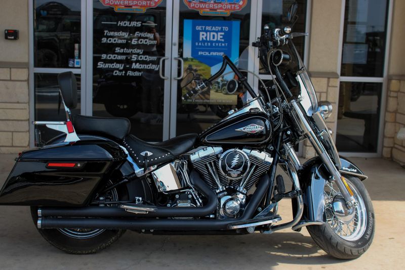 2013 HARLEY HERITAGE SOFTAIL BLACK 