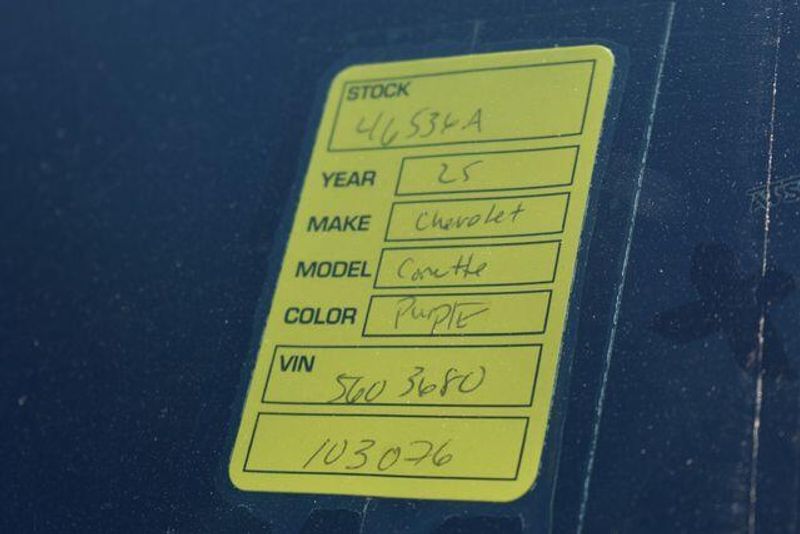 Used 2025 Chevrolet Corvette StingrayImage 34