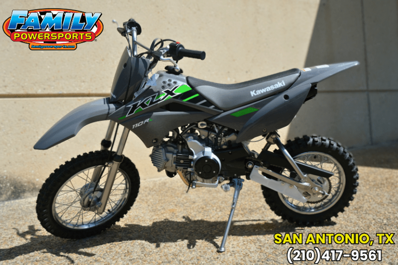 2025 KAWASAKI KLX110R BATTLE GRAY 