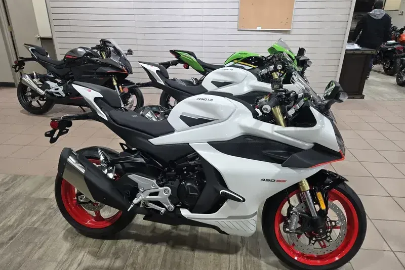2025 CFMOTO 450SS NEBULA WHITE 