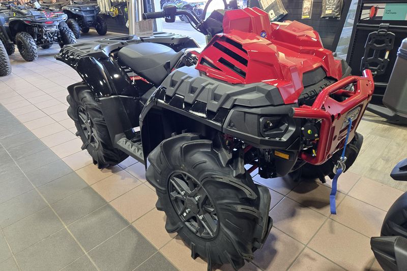 2025 POLARIS SPORTSMAN XP 1000 MUD EDITION ONYX BLACK AND PERFORMANCE RED ACCENTS 
