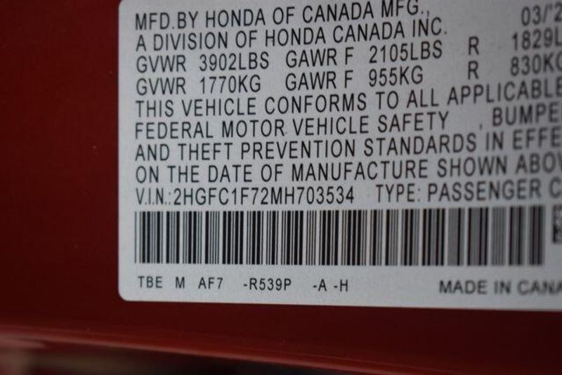 Used 2021 Honda Civic EX-LImage 34