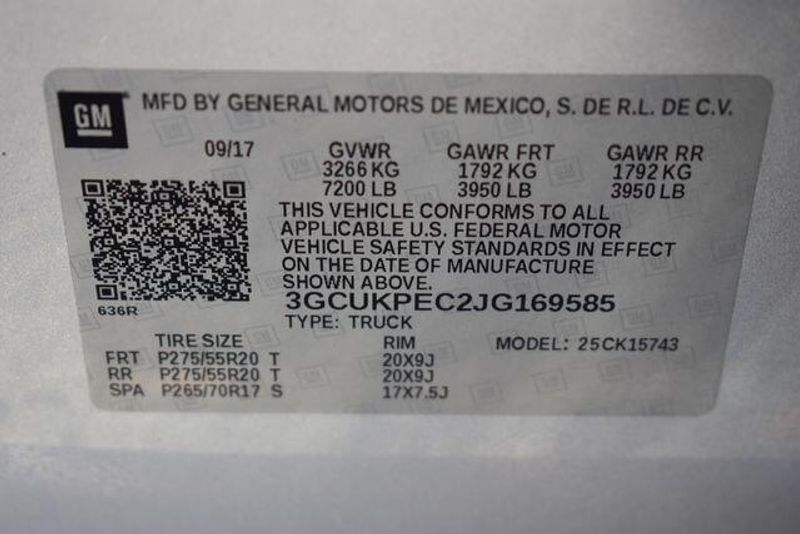 Used 2018 Chevrolet Silverado 1500 CustomImage 16