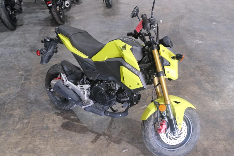 2018 HONDA GROM YELLOW 