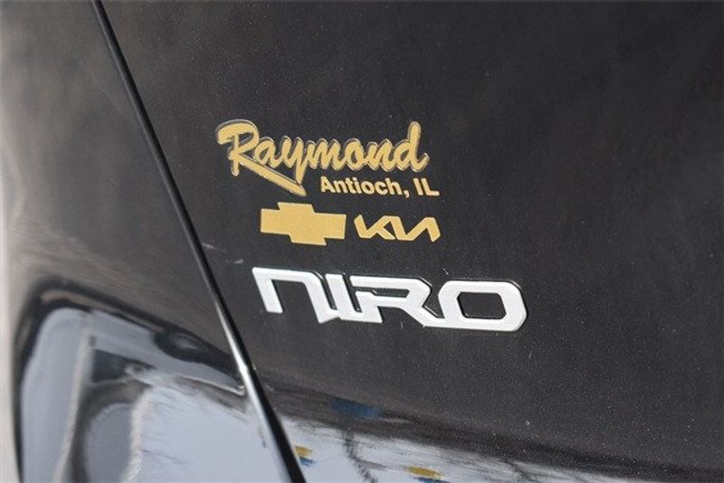 2024 Kia Niro EX Premium in a Aurora Black exterior color and Grayinterior. Raymond Auto Group 888-703-9950 raymonddeals.com 