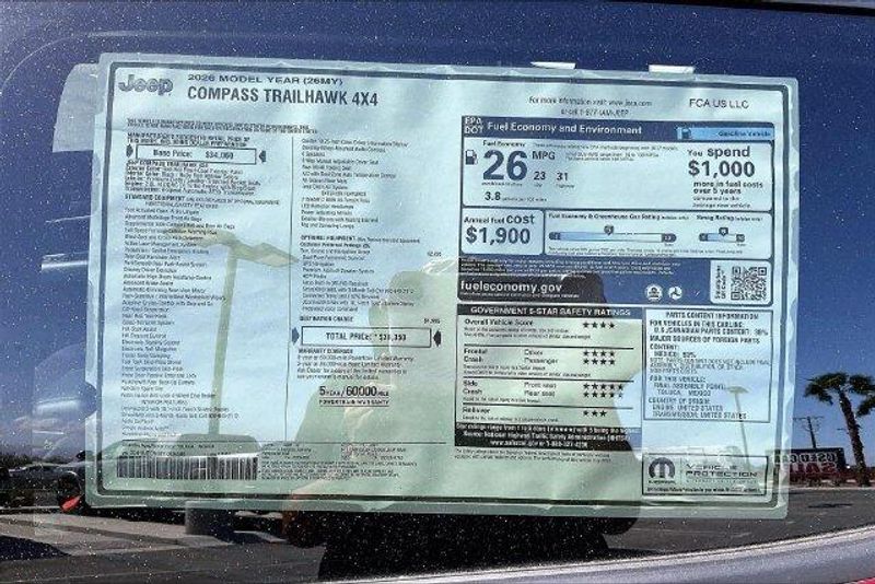 New 2026 Jeep Compass Trailhawk 4x4Image 16