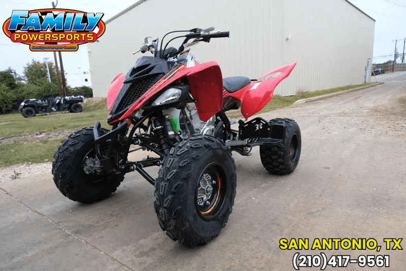 2025 YAMAHA RAPTOR 700R SE RED AND BLACK 