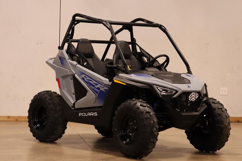 2025 POLARIS RZR 200 EFI STORM GRAY AND BLUE 
