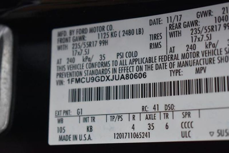 Used 2018 Ford Escape SEImage 35
