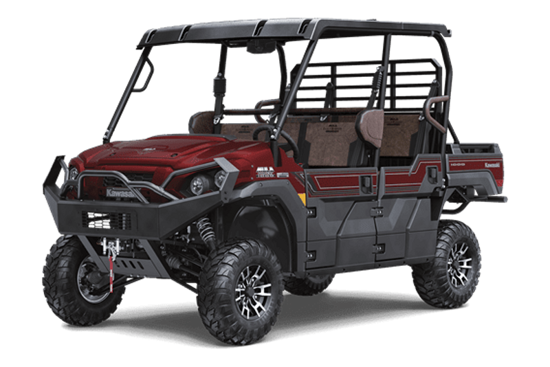 2026 KAWASAKI MULE PROFXT 1000 LE PLATINUM RANCH EDITION METALLIC DEEP RED 