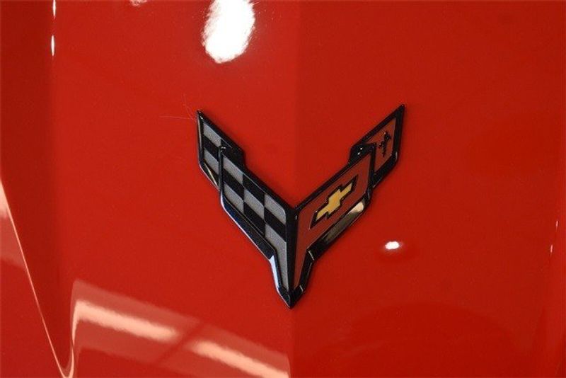 2024 Chevrolet Corvette Stingray in a Torch Red exterior color and Jet Blackinterior. Raymond Auto Group 888-703-9950 raymonddeals.com 