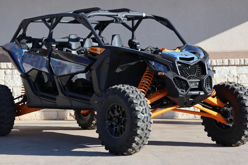2025 CAN-AM MAVERICK X3 MAX RS TURBO SCANDI BLUE AND ORANGE CRUSH 
