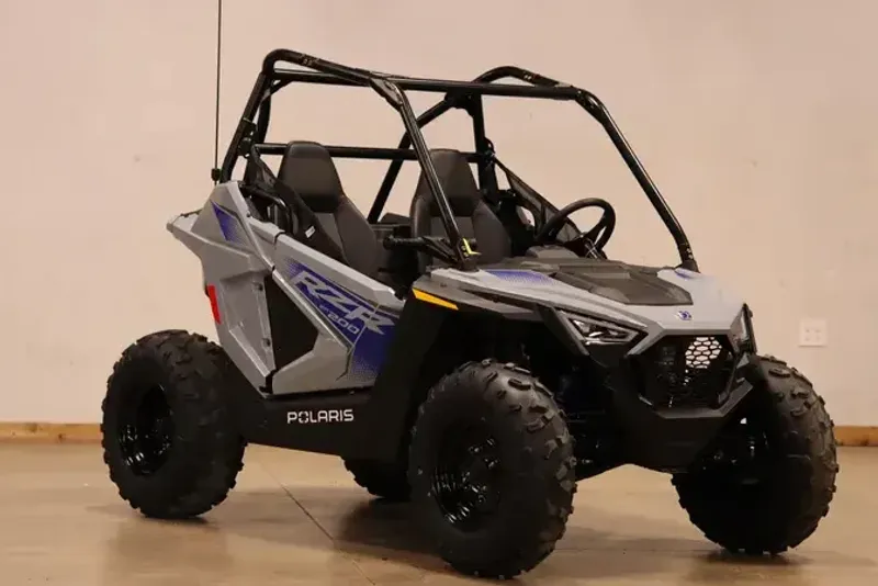 2025 POLARIS RZR 200 EFI STORM GRAY AND BLUE 