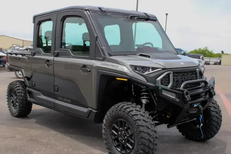 2025 POLARIS RANGER CREW XD 1500 NORTHSTAR EDITION ULTIMATE TITANIUM METALLIC GLOSS 