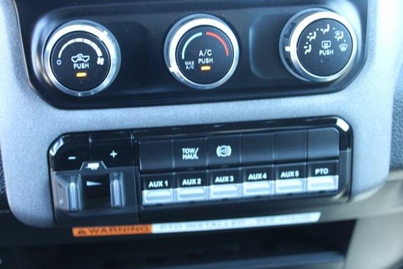 2022 RAM 5500 Chassis Tradesman Regular Cab & 4x2 in a White exterior color and Diesel Gray/Blackinterior. BEACH BLVD OF CARS beachblvdofcars.com 