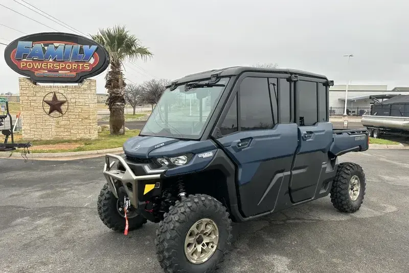 2025 CAN-AM DEFENDER MAX LIMITED CAB HD10 DUSTY NAVY 