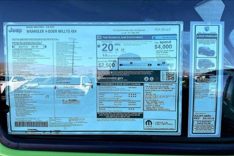 New 2026 Jeep Wrangler 4-door WillysImage 16