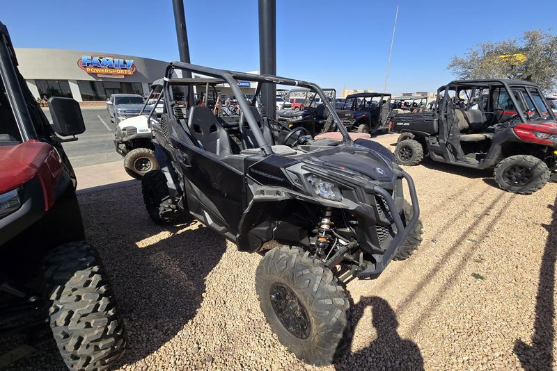 2025 CAN-AM MAVERICK SPORT DPS 60 1000R TRIPLE BLACK in a TRIPLE BLACK exterior color. Family PowerSports (877) 886-1997 familypowersports.com 