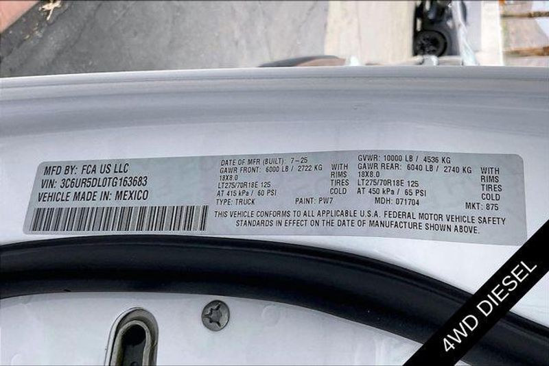 Used 2026 RAM 2500 Big HornImage 33